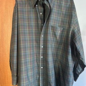 Brooks Brothers Multicolor Plaid Button-Down Shirt